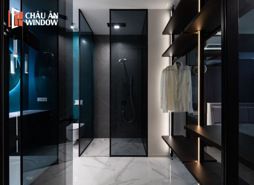 Cấu tạo của phòng tắm kính Slim